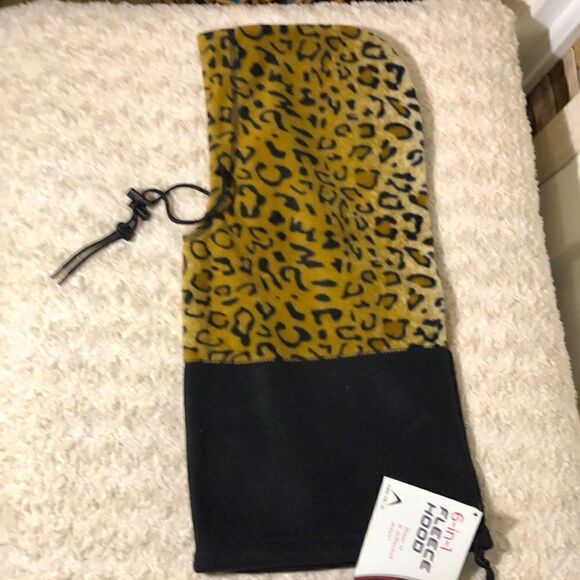 Arctic-X 6 - 1 Fleece Hood Reversible Balaclava Facemask Beanie Scarf Hood bag - Picture 1 of 6